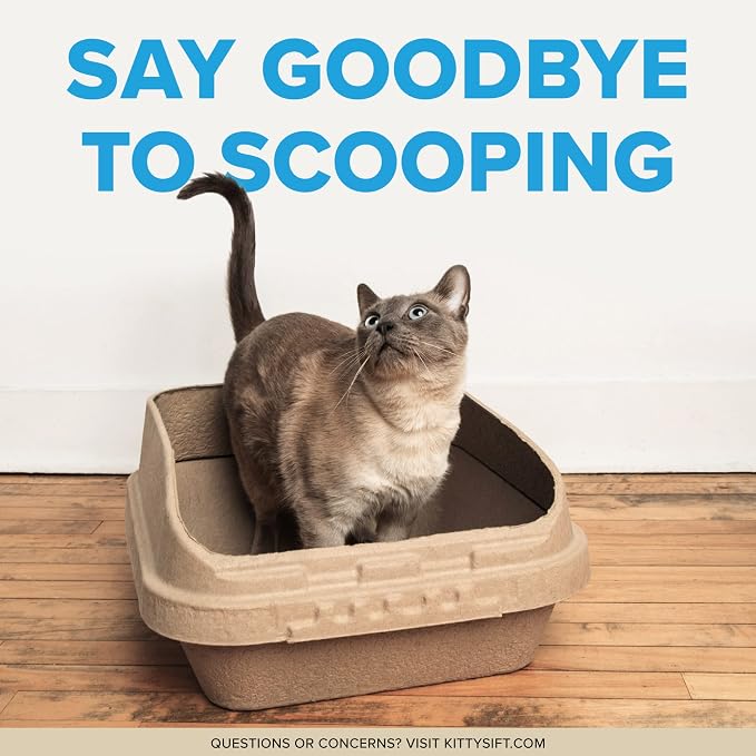 Kitty Sift Disposable Sifting Cat Litter Box Large, Durable and Portable - Image 11