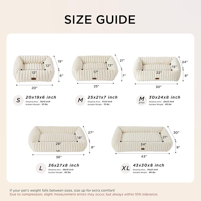 Bedsure ComfyFleece™ Cute Dog Beds Large Sized Dog - Image 5
