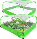 Pop Up Garden Mesh Plant Cover 2Pcs Outdoor Plant Protector Mesh Plant by DredQcco