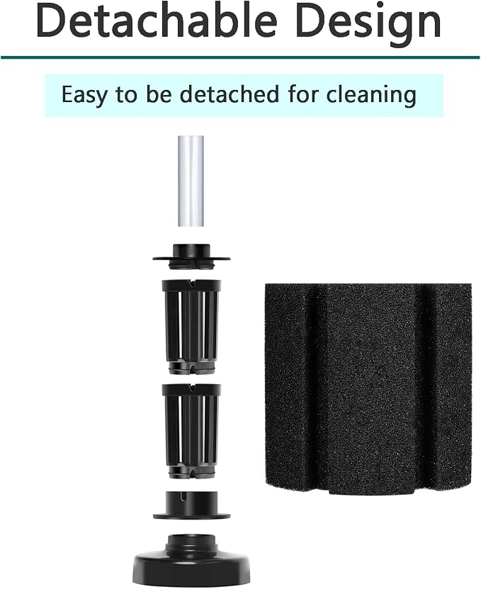 AQUANEAT Aquarium Bio Sponge Filter Breeding Fry Betta Shrimp Nano Fish Tank - Image 3