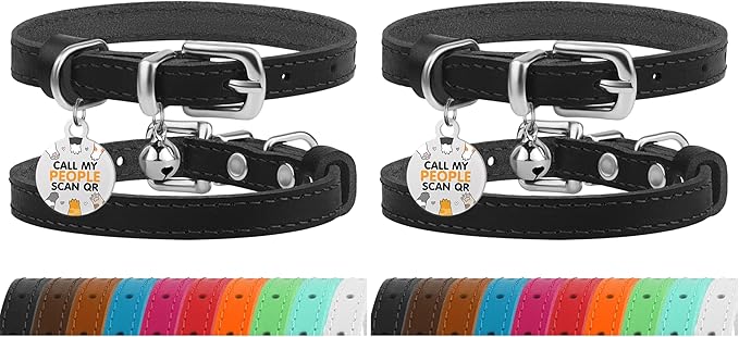BRONZEDOG Leather Cat Collar by BRONZEDOG