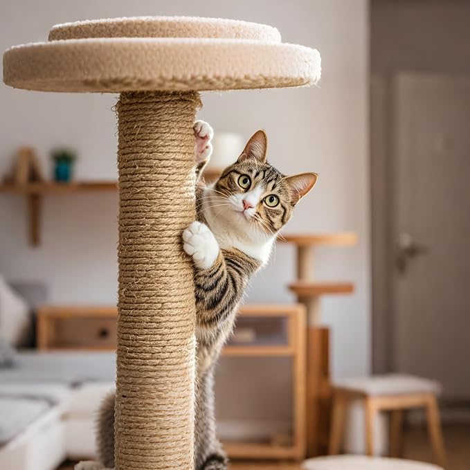 PowerKing Natural Sisal Replacement Scratching Post, 4 Pieces M8 Cat Scratch - Image 6