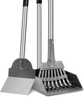 Dog Pooper Scooper, Tray Rake and Spade 3 Pack Poop Scoop Adjustable Long by SnaglePaw