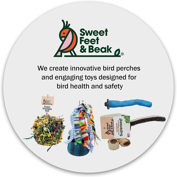 3” Super Shredder Ball Bird Toy - Image 7