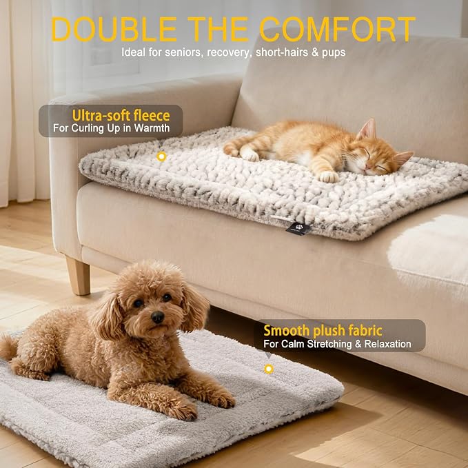 Self Heating Cat Pad Self Warming Bed 27.5" x 18.5" Thermal Heated Cat Mat - Image 4