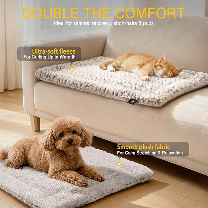 Self Heating Cat Pad Self Warming Cat Bed 22" x 17" Thermal Mat Extra Warm Pet - Image 4