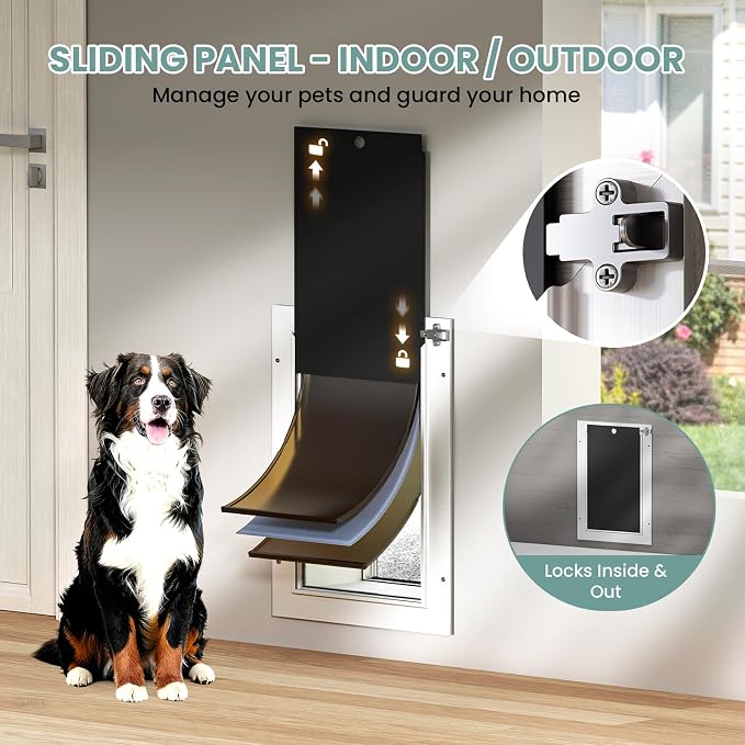 3-Flap Insulated Aluminum Dog Door - Image 5