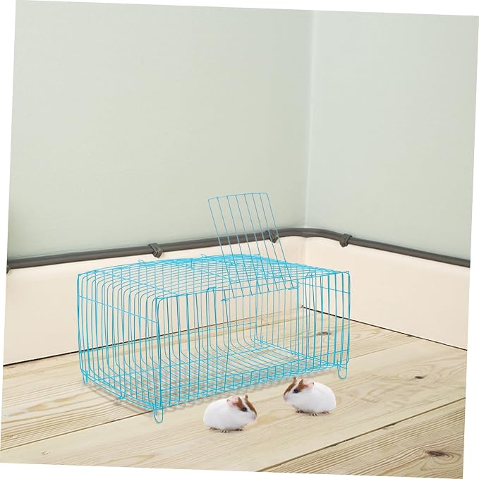Happyyami Square Pillow Cage for Small Pets Bird Travel Carrier Sturdy Wire - Image 5
