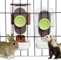 Hanging Automatic Food Water Dispenser, Gravity Rabbit Feeder, Water Dispenser by lemtrflo