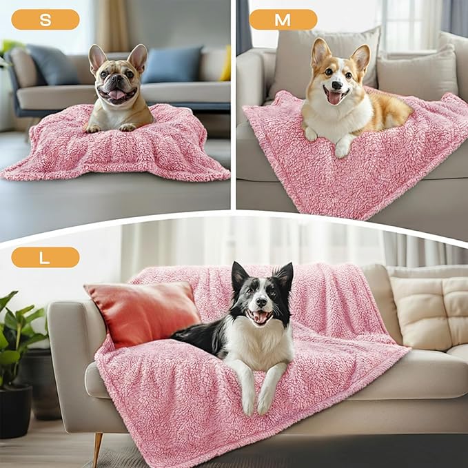 Luciphia 1 Pack 3 Calming Dog Blanket Fluffy Premium Fleece Pet Blankets Soft - Image 3