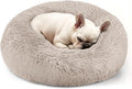 Dogs Bed for Small Dogs, Anti-Anxiety Washable Round Bed by Hoewina