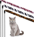 Sumind 3 Pieces Jungle Cat Wand Cat Teaser Charmer Interactive Fun Toys Wand by Sumind