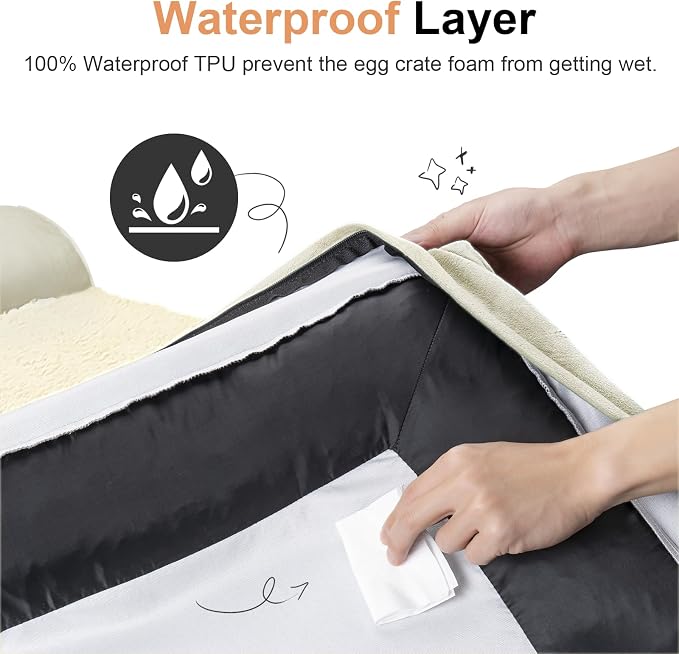 Small Dog Bed Orthopedic Washable: Beds Bolster Small Sized Dogs Bed Egg Crate - Image 4