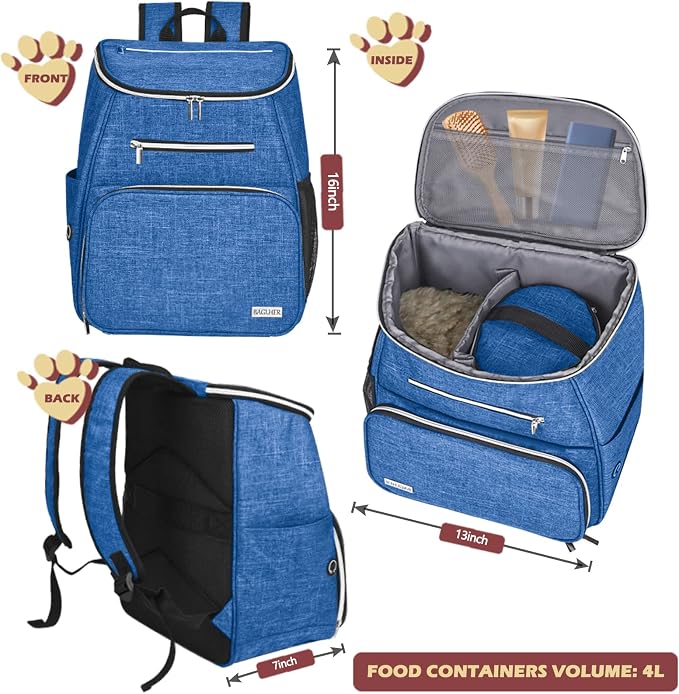 BAGLHER丨Dog Travel Bag Backpack, Airline Approved Pet Supplies Backpack - Image 3