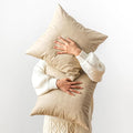 Faux Leather Pillow Covers, for Home Decor Outdoor Waterproof Pet Hair by GEGELICA