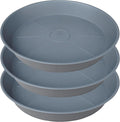 3 Pack of 20 22 inch Plant Saucer, 3.6" Depth Tray, Large Deep Garden Plastic by Bleuhome