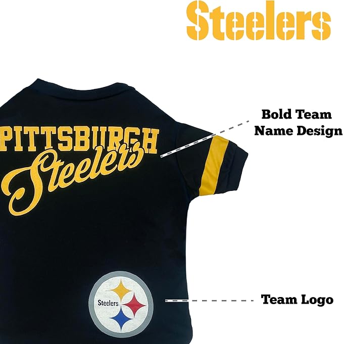 Pets First NFL Pittsburgh Steelers T-Shirt - Image 4
