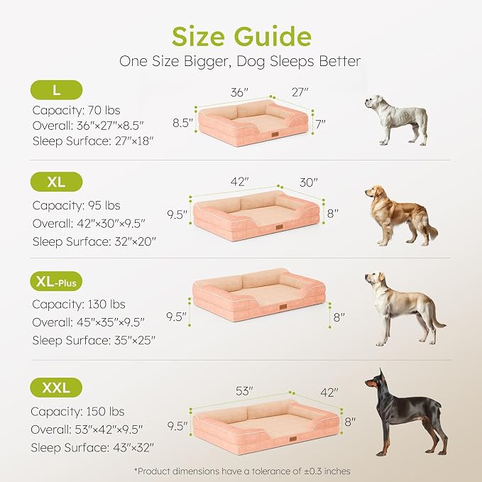XXL Dog Bed for Extra Large Dogs, Giant Orthopedic Dog Bed - Image 8