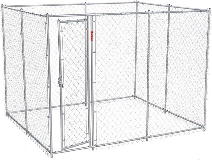 Lucky Dog 10' x 10' x 6' Heavy Duty Outdoor Welded Galvanized Steel Chain Link by LuckyDog