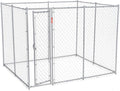 Lucky Dog 10' x 10' x 6' Heavy Duty Outdoor Welded Galvanized Steel Chain Link by LuckyDog
