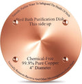 1 Pcs Bird Bath Copper Disk, 0.6mm Thick Reinforced 99.99% Pure Copper Birdbath by Unknown
