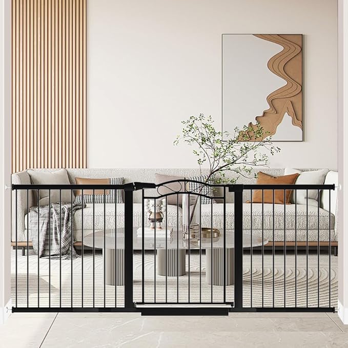 Fairy Baby 76.4"-81.8" Extra Wide Baby Gate by FairyBaby