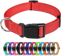 TagME Reflective Nylon Dog Collars, Adjustable Classic Pet Collar by TagME