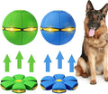 2PCS Dog Flying Disc Toy, Pet Toy Flying Saucer Ball by BADWALT