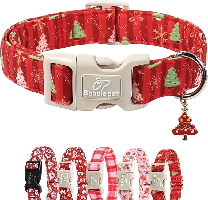 Christmas Dog Collar by Babolepet
