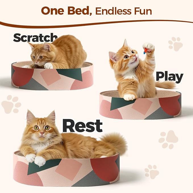 ComSaf Cat Scratcher Cardboard Bed Lounge Couch - Image 6
