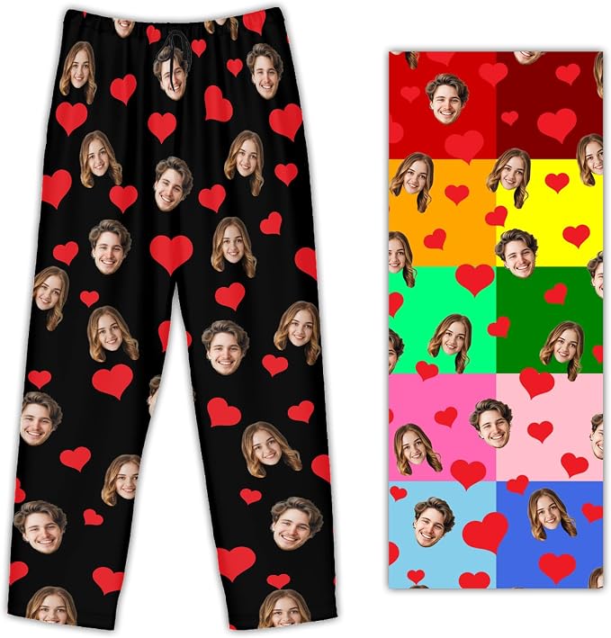 Personalized Pajama Pants For Men Women Custom Pajama Pants - Image 2