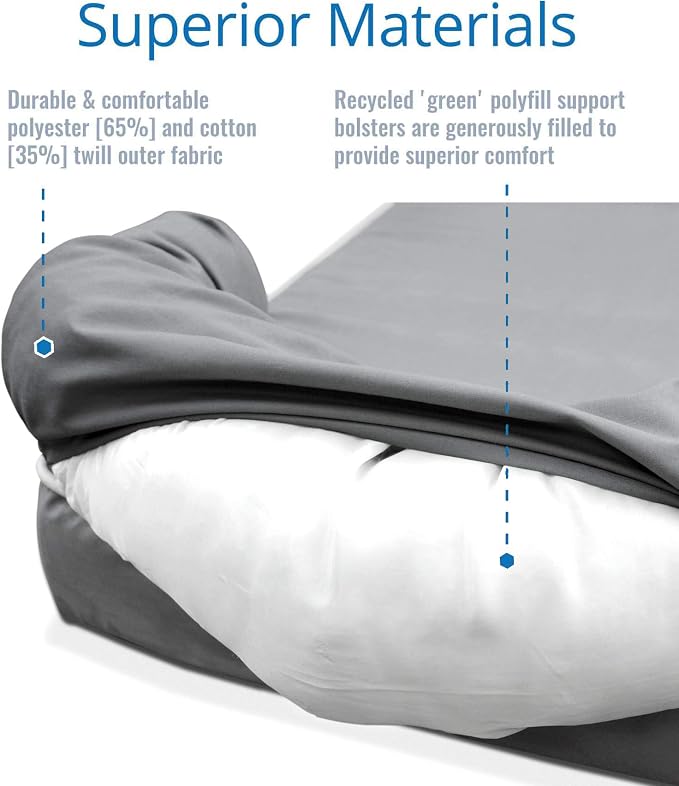 PetFusion Ultimate Dog Bed, Orthopedic Memory Foam, Medium Firmness Pillow - Image 6