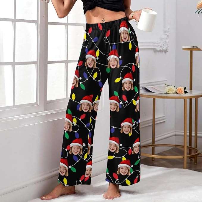 Custom Pajamas Pants with Photo - Image 4