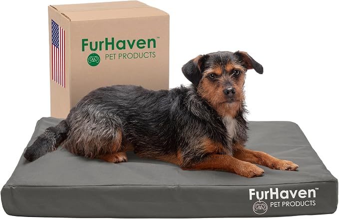 Furhaven Water-Resistant Cooling Gel Dog Bed by FurHaven