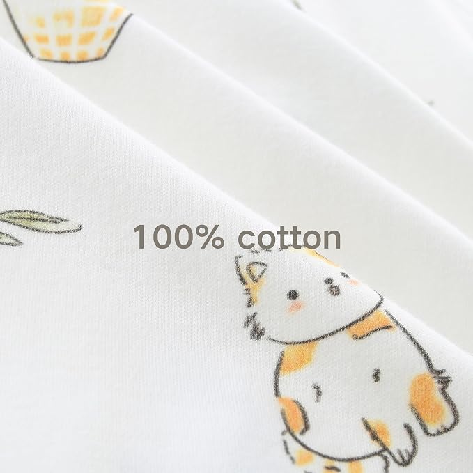 Neutral Baby Clothes Boy Girl Footed Cotton Long Sleeve Double Zipper Onesie - Image 5