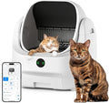 Open Top Automatic Litter Box, Odor Control, Ready to Use, Self Cleaning Litter by Ellenpent