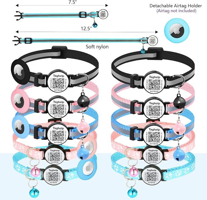 Cat Collar with Name Tag Breakaway: Kitten Collars - Image 3