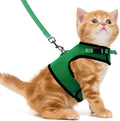 PUPTECK Soft Mesh Cat Vest Harness and Leash Set Puppy Padded Pet Harnesses by PUPTECK