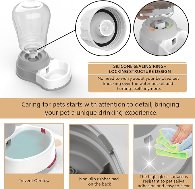 1.6 Gallon Automatic Dog Water Dispenser, Premium Large Capacity Gravity Pet - Image 4