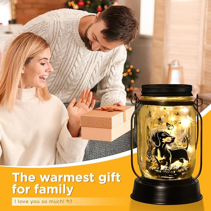 Dachshund Gifts for Women/Men Dachshund Solar Lanterns Mom Birthday Wiener Dog - Image 6