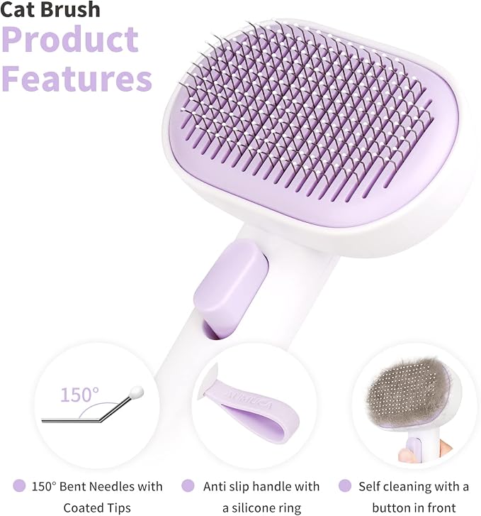 aumuca Cat and Dog Grooming Brush - Image 3
