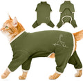 Cat Pajamas for Cats Only, Sticky Hair Cat Clothes, Sphynx Hairless Cats Sweater by ADNIKIA