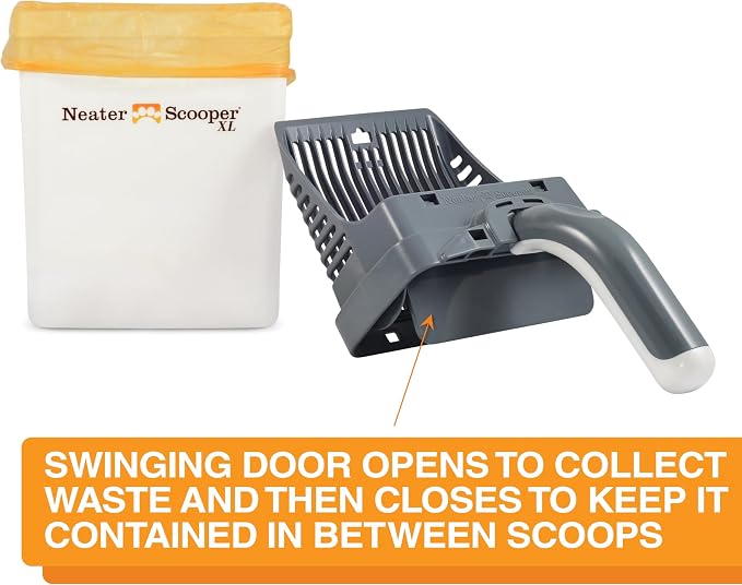Neater Pet Brands Neater Scooper XL Cat Litter Scoop, 60 Refill Bags – - Image 3