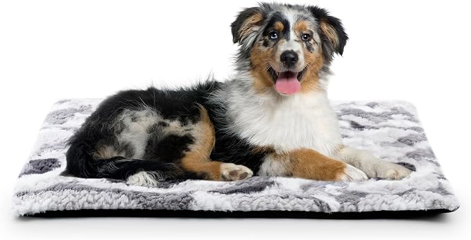 Self Warming Cat Bed, Non-Slip Heated Dog Mat Thermal Blanket by petace