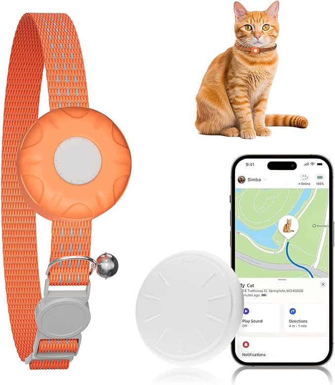 Cat GPS Tracker, Smart Cat GPS Tracker Compatible by ZFSJTAG