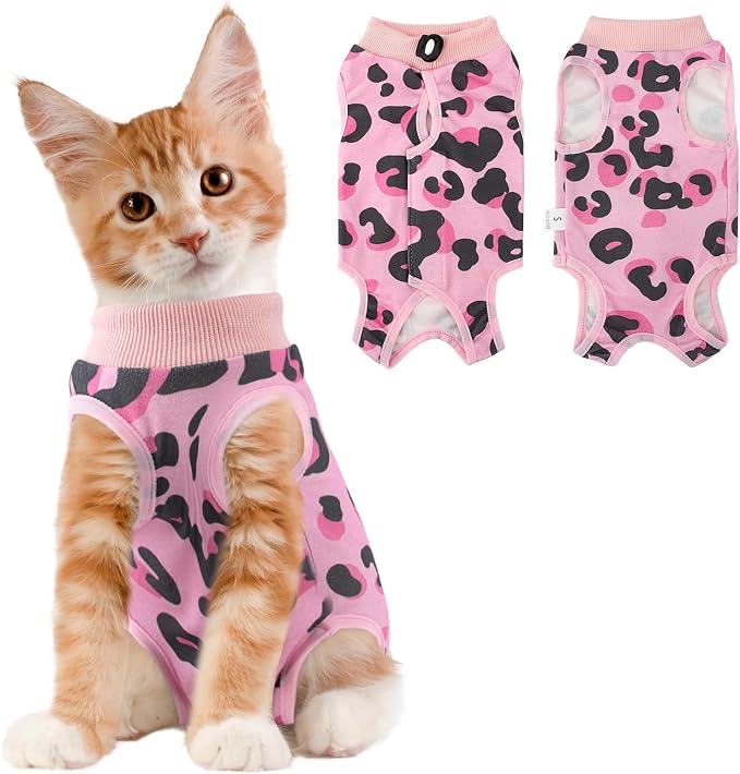 Coppthinktu Cat Recovery Suit Female, Breathable Cat Onesie After Surgery Female by Coppthinktu