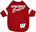 Pets First NCAA Wisconsin Badgers T-Shirt by PETSFIRST