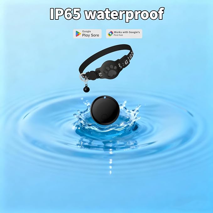 Pet Tracker, GPS Collar for Cats Smart tag, Waterproof Compatible - Image 3
