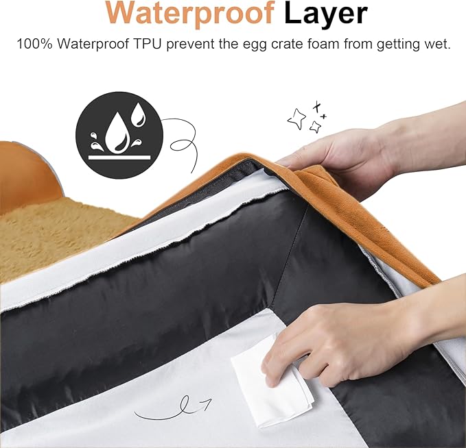 Small Dog Bed Orthopedic Washable: Beds Bolster Small Sized Dogs Bed Egg Crate - Image 4