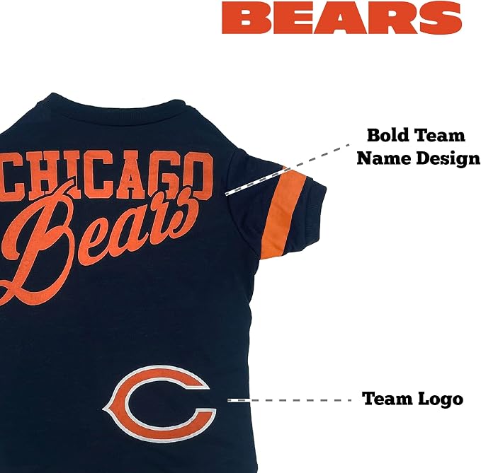 Pets First NFL Chicago Bears T-Shirt - Image 4